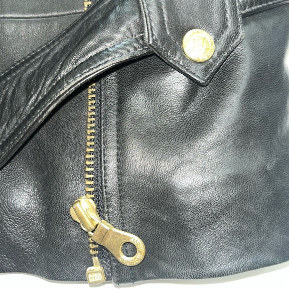 Vintage Andrew Marc Additions Leather Jacket Medium - Picture 4 of 5
